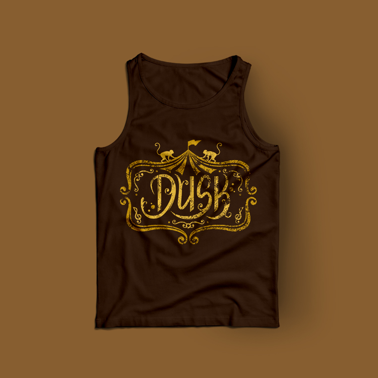 Dusk: Rock Band T-Shirt Logo and Illustration